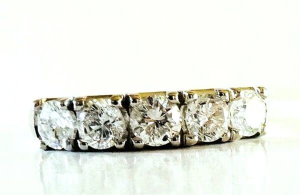 Pt900 Natural Diamond Pointer Ring - Image 6