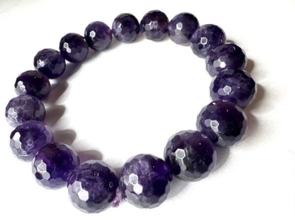 Natural Amethyst Necklace Bracelet Set - Image 8