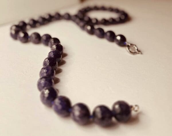 Natural Amethyst Necklace Bracelet Set - Image 10