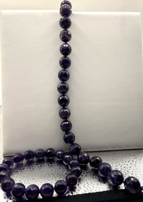 Natural Amethyst Necklace Bracelet Set - Image 12