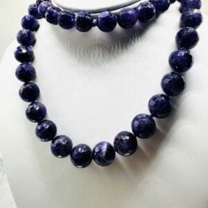 Natural Amethyst Necklace Bracelet Set