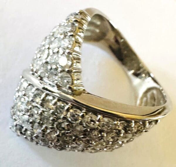 Pt900 2ct Diamond Ring - Image 10