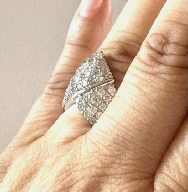 Pt900 2ct Diamond Ring - Image 12