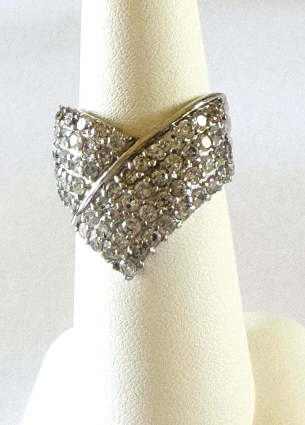 Pt900 2ct Diamond Ring - Image 13
