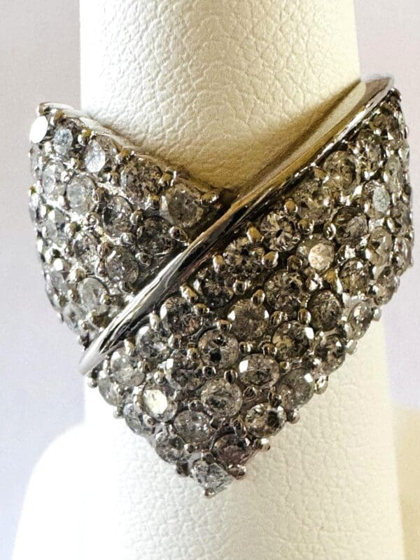Pt900 2ct Diamond Ring - Image 14
