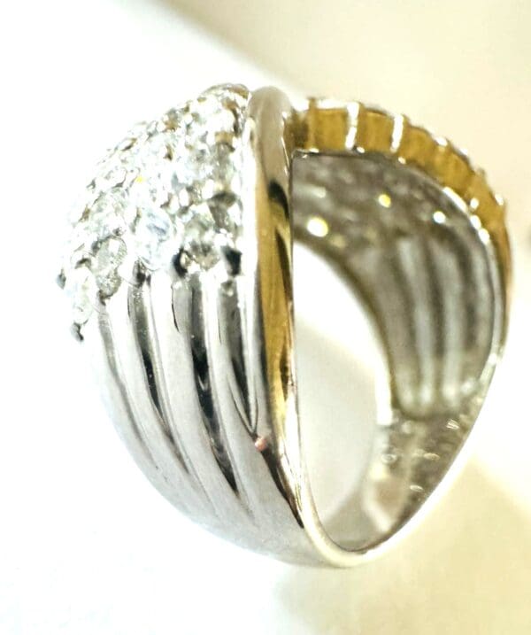 Pt900 2ct Diamond Ring - Image 4