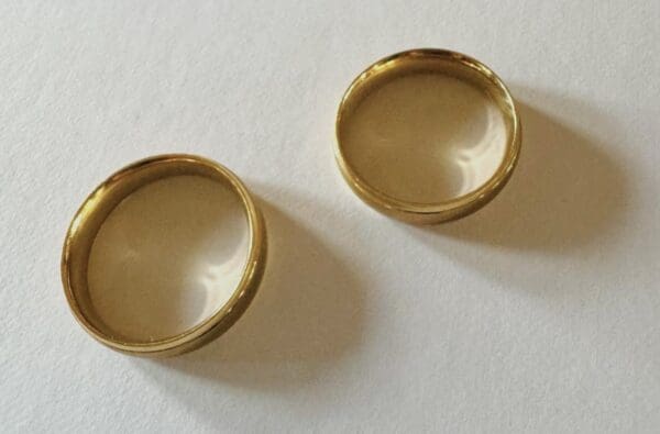 18k Yellow-Gold Band Set - Image 7