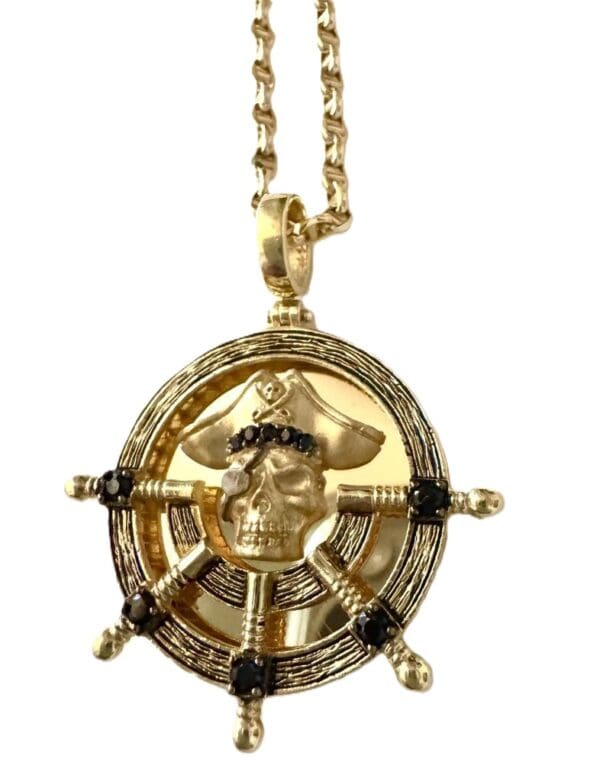 18k Yellow-Gold Anchor Design Necklace - Image 16