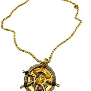 18k Yellow-Gold Anchor Design Necklace
