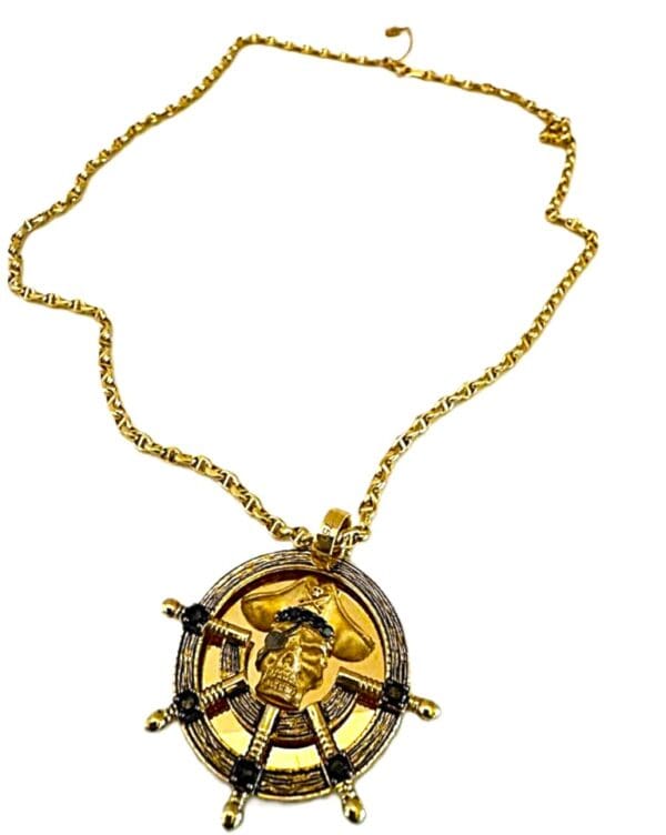 18k Yellow-Gold Anchor Design Necklace