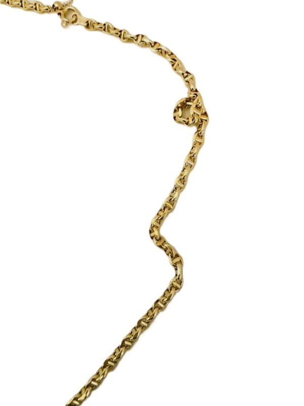 18k Yellow-Gold Anchor Design Necklace - Image 11