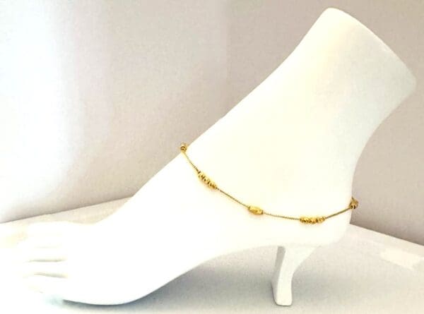 22k Yellow-Gold Anklet/Bracelet - Image 9