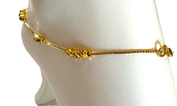 22k Yellow-Gold Anklet/Bracelet - Image 13