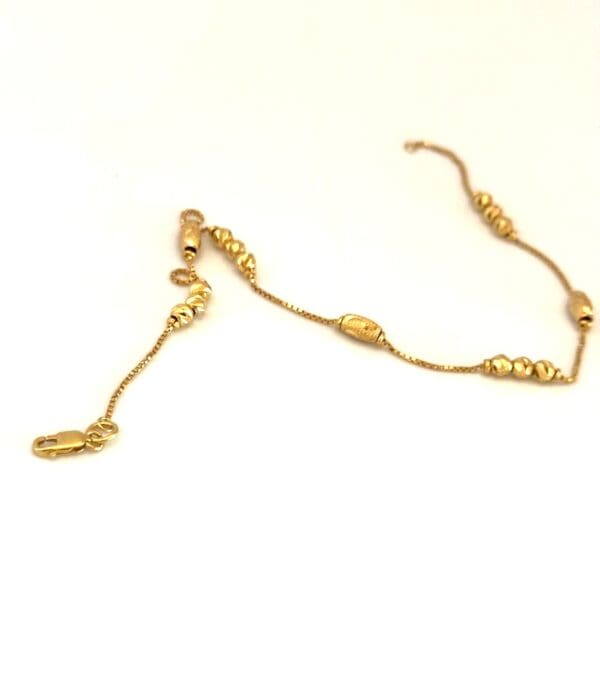 22k Yellow-Gold Anklet/Bracelet - Image 4