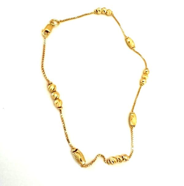 22k Yellow-Gold Anklet/Bracelet - Image 5