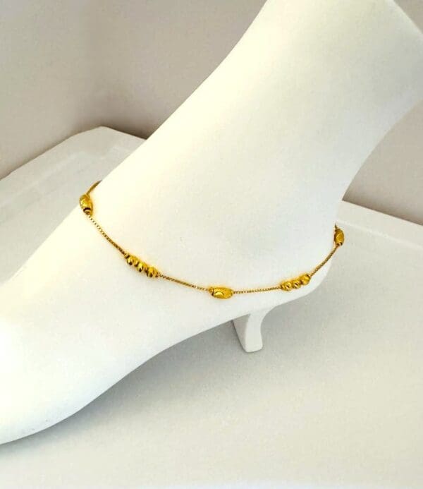 22k Yellow-Gold Anklet/Bracelet - Image 6