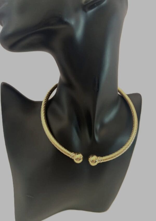 18k Yellow-Gold Collar Necklace - Image 3