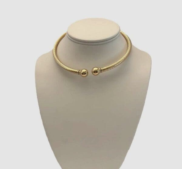 18k Yellow-Gold Collar Necklace - Image 5