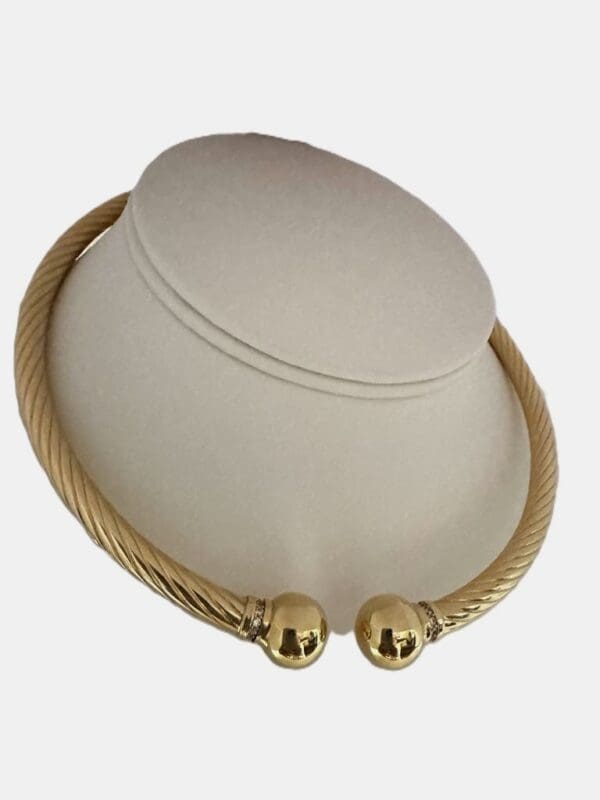 18k Yellow-Gold Collar Necklace - Image 6