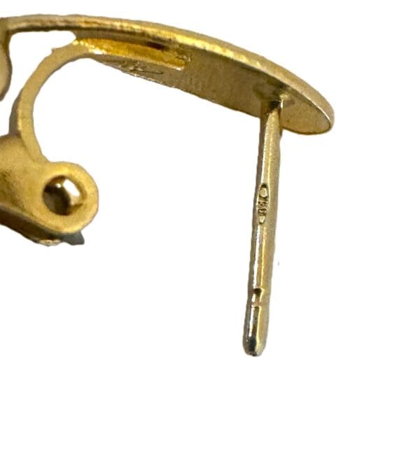 18K Yellow-Gold Dangle Earrings - Image 9