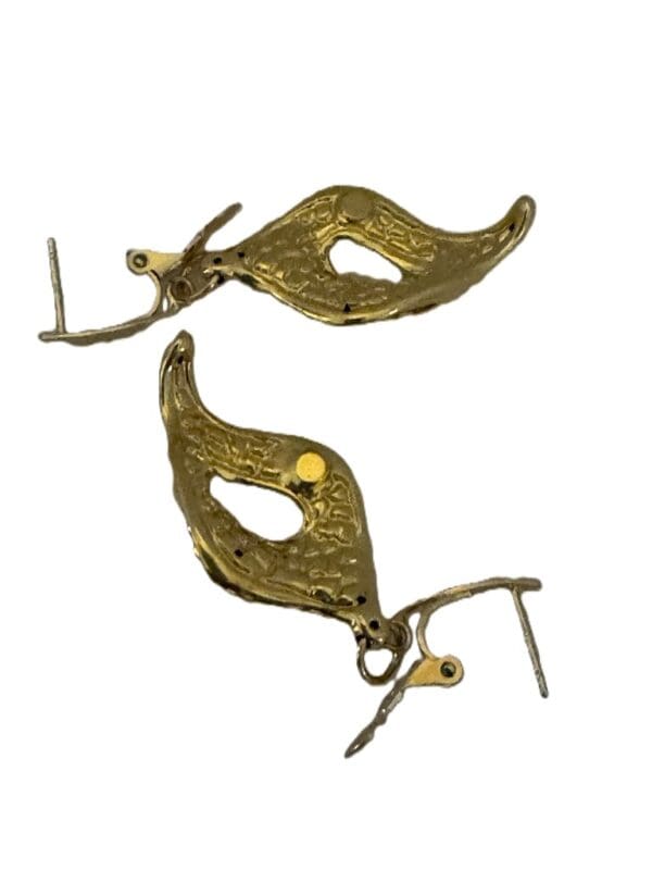 18K Yellow-Gold Dangle Earrings - Image 10
