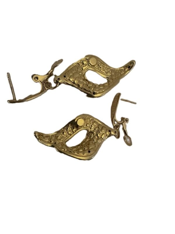 18K Yellow-Gold Dangle Earrings - Image 7