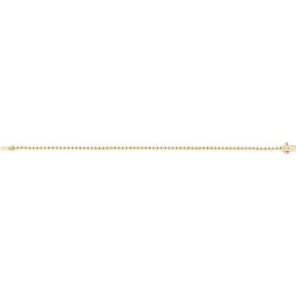 14K Yellow 1.85 mm Round Accented 7 1/4" Line Bracelet Mounting