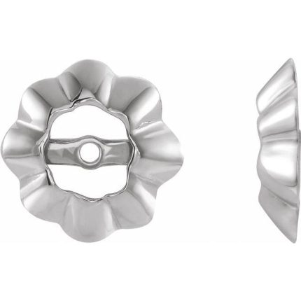 14K Yellow 4.6mm ID Earring Jacket