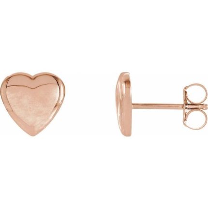 Sterling Silver Heart Earrings