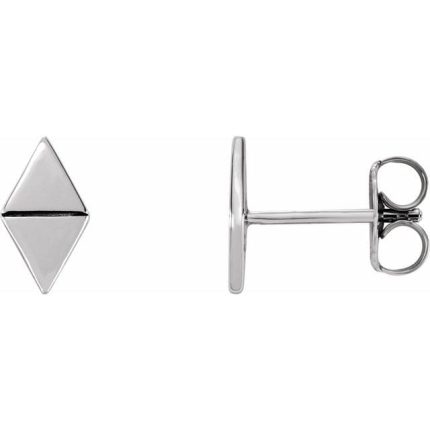 14K Yellow Geometric Earrings