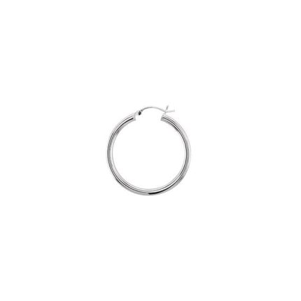 Sterling Silver 37 mm Hoop Earring-Each