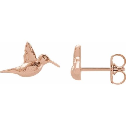 Sterling Silver Hummingbird Earrings