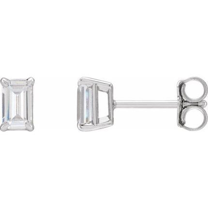 14K Yellow 3/4 CTW Lab-Grown Diamond Earrings