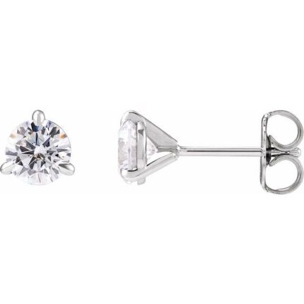 14K Yellow 1/5 Lab-Grown Diamond Cocktail-Style Stud Earrings