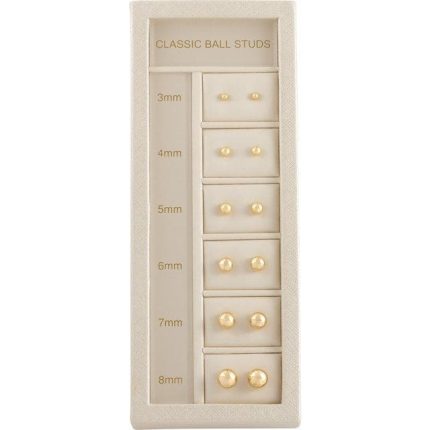 14K White 6-Piece Ball Stud Selling System
