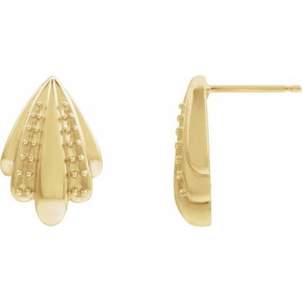 14K Yellow 1/5 CTW Natural Diamond Earrings