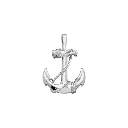 14K Yellow Anchor Pendant
