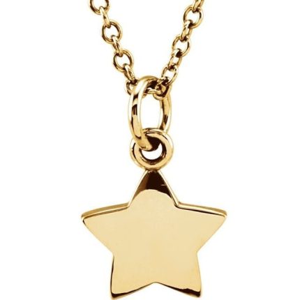 Sterling Silver Tiny Posh® Star 16-18" Necklace