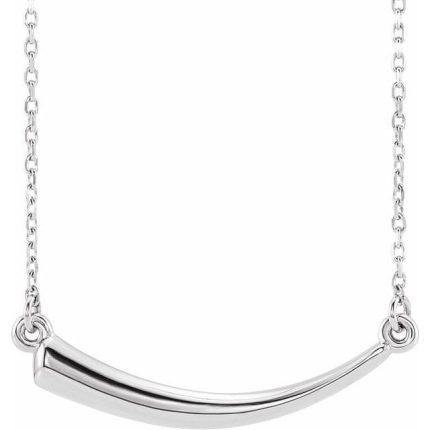 14K White Horn 16-18" Necklace