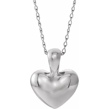 14K Yellow Youth Heart Pendant