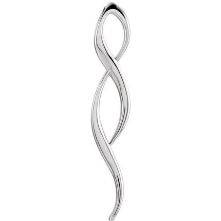 Sterling Silver Freeform Pendant