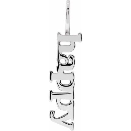 14K Yellow Happy Charm/Pendant