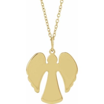 14K Yellow Angel 16-18" Necklace