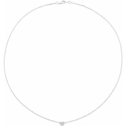 14K Rose 3-Heart Engravable Family 16" Necklace