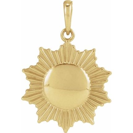 14K Yellow Sun 16-18" Necklace