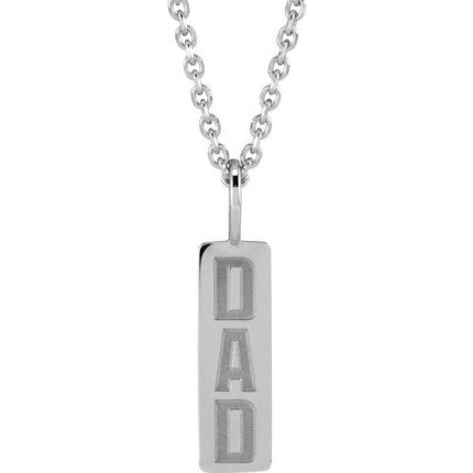 Sterling Silver Dad 20" Necklace