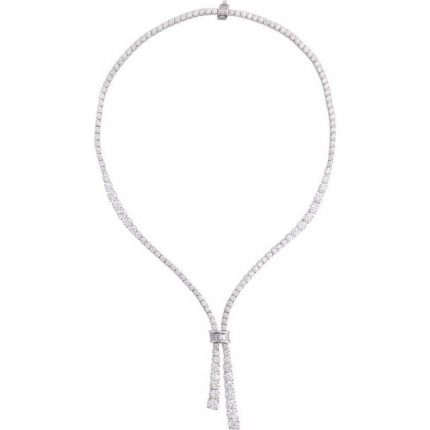 14K Yellow 26 1/5 CTW Lab-Grown Diamond 20" Necklace