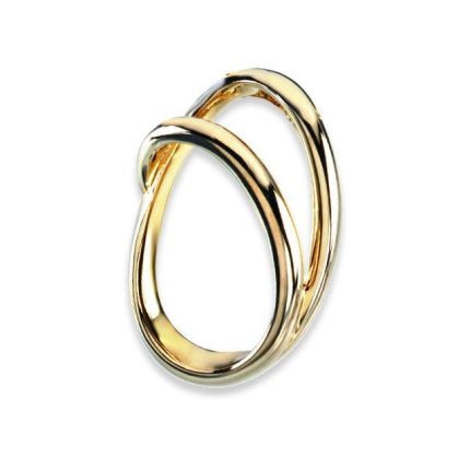 14K Yellow Freeform Slide Pendant