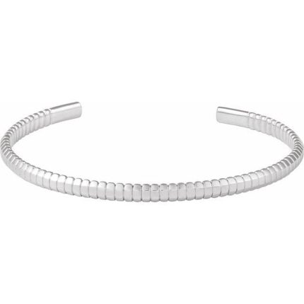 14K Yellow Cuff 7" Bracelet