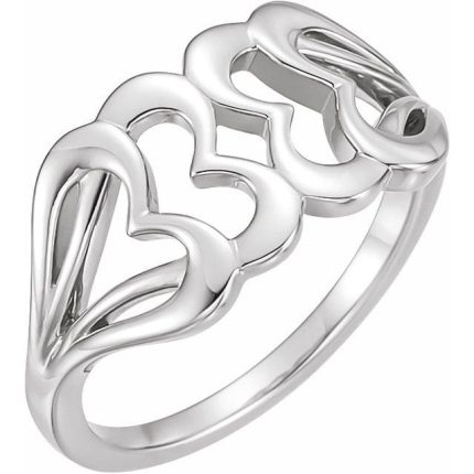 Sterling Silver Heart Ring